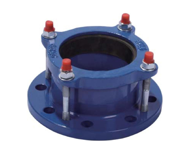 ADAPTADOR DE FLANGE DELICADO PARA TUBO DE FERRO D&Uacute;CTIL